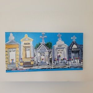 Saint Louis Cemetery, New Orleans 12x24 $200 UV protective gloss coating.